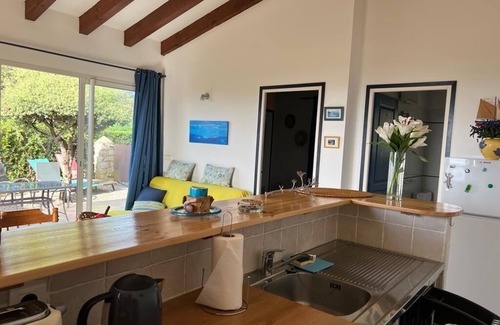 Lumio Apartment | Facing the bay of CALVI, near the beaches and coves, F2 in villa in LUMIO.