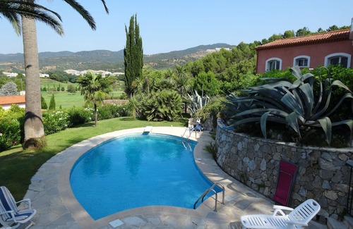Mandelieu-La-Napoule Villa | FACING THE ESTEREL F3 DUPLEX CLIMATISE IN VILLA OF CHARACTER pool6 KM CANNES
