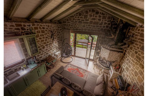 Potamia Ski Chalet | Fairytale Stone House