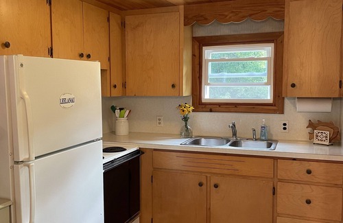 Lake Leelanau Cottage | Fall 2025 open, stunning, cozy, sunset waterfront on N Lake Leelanau.