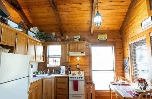 Eureka Springs Cabin | Fall Color Views + Jetted Tub for 2 + Fireplace