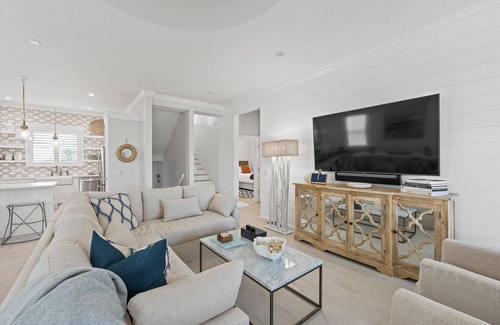 San Juan House | Fall Getaways Available! Gulf Views! Private Pool! Steps from the Beach! 7 Adult Bikes!