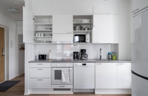 Jarvenpaa Apartment | Family Apartment, 2 Bedrooms, Sauna & Balcony