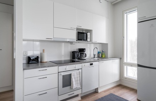 Jarvenpaa Apartment | Family Apartment, 2 Bedrooms, Sauna & Balcony