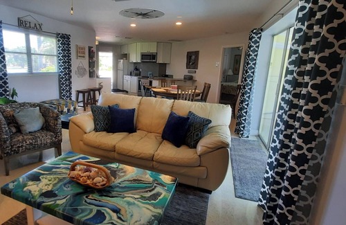 Laurel House | Family beach home! Renovated waterfront home with pool, dock, and nearby beach