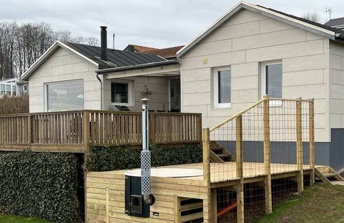 Aabenraa House | Family-friendly holiday home with a panoramic view of the Aabenraa Fjord