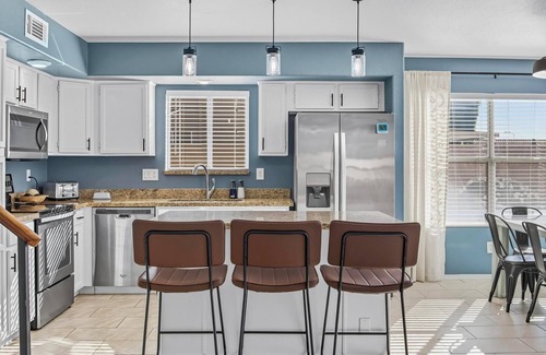 Mesa House | Family-Friendly Oasis : Heated Pool Hot Tub Fire Pit Games Coffee Bar