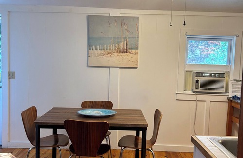 Bass River Cabin | Family Friendly Rental w/heated pool, 1 mile to Ocean, 2BR w Kitchen/Grill