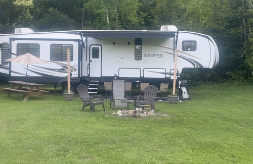 Cheboygan House | Family friendly RV on a private, peaceful campsite. Beautiful dark night skies.