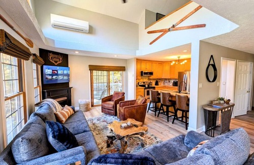 Chestnut Springs House | Family Fun Escape: Hot Tub, Gameroom, Fireplace, Dog Friendly, Firepits & Grill