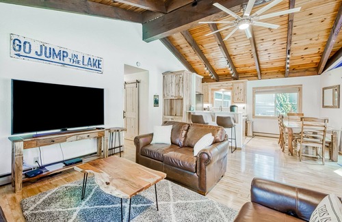 Montgomery Estates House | Family Home with Fast WiFi, Wood Stove, Firepit, & Enclosed Yard - Dogs OK
