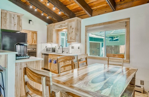Montgomery Estates House | Family Home with Fast WiFi, Wood Stove, Firepit, & Enclosed Yard - Dogs OK