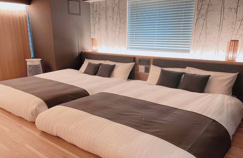 Asakusa Hotel | Family Room with 2 Sofa Beds hotel in superb Taito City with fitness room, AC