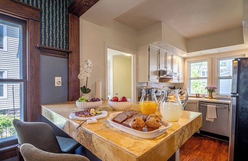 Northshore Triangle House | Family-sized historic home with game room! Walk to ND