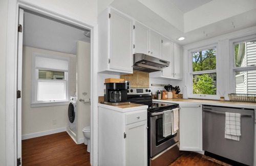 Northshore Triangle House | Family-sized historic home with game room! Walk to ND