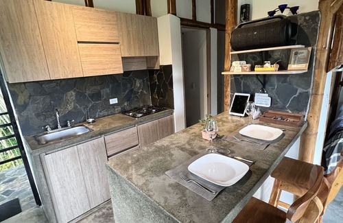 Filandia Cottage | Family suite for 4 with private kitchen, bathroom, Balcony and living area