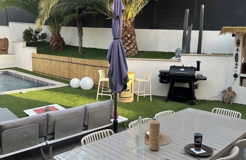 Marignane Villa | Family villa with pool near côte bleue