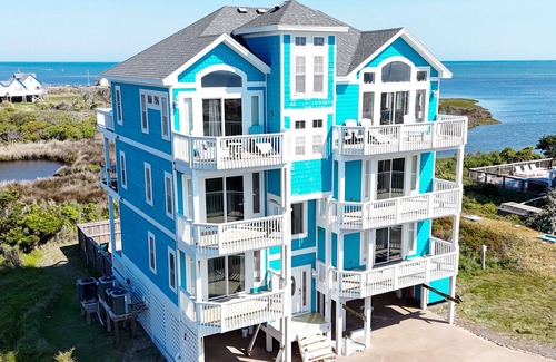 Hatteras House | Famous Landshark 6BR,Elevator, Oceanfront, Pool, Theater