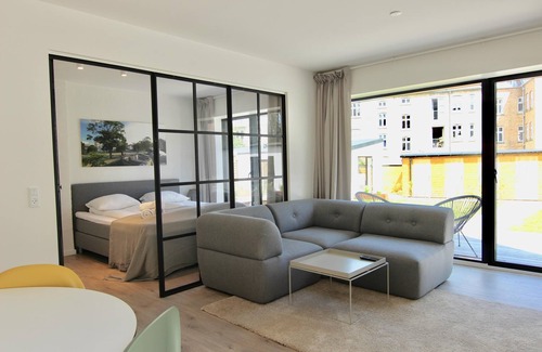 Øgadekvarteret Apartment | Fantastic 1-BR apartment with a terrace - 160