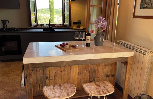 Volterra Condo | Fantastic apartment with terrace and pool overlooking Volterra