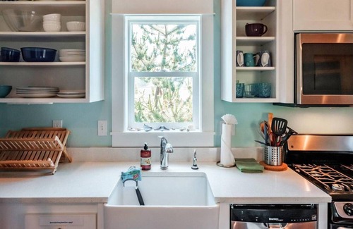 Olivia Beach House | Fantastic Olivia Beach Cabin, Pet Friendly, Fireplace, Full Kitchen, Park, Hot Tub
