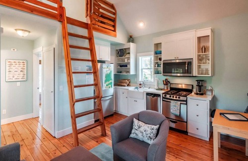 Olivia Beach House | Fantastic Olivia Beach Cabin, Pet Friendly, Fireplace, Full Kitchen, Park, Hot Tub