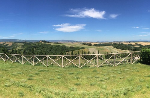 Volterra Apartment | Fantastic semi-detached villa with panoramic terrace and pool close to Volterra.