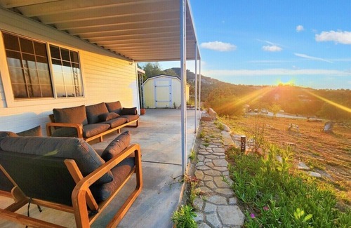 Valley Center Villa | Farm Stay on Organic Avocado Orchard: Saltwater Hot Tub, Pool, 2 Homes