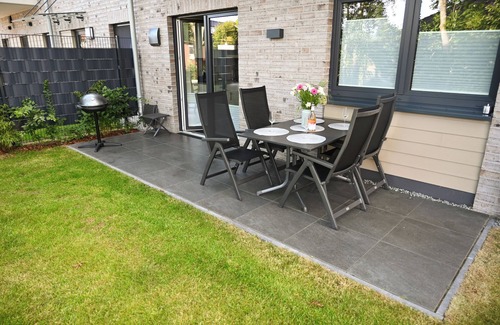 Tossens Apartment | Favorite place - sauna. Terrace. Low barrier.