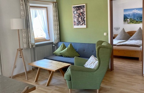 Ramsau Apartment | Ferienwohnung Hoher Göll, 1-2 Personen, 41 qm, Balkon,1 Schlafzimmer