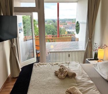Oberdorla Apartment | Ferien-Whg Albatros direkt am Steinhuder-Meer, mit Meerblick und Parkplatz