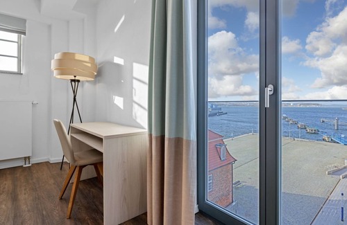 Wismar Apartment | Ferienapartment mit Balkon und Tollem Ausblick an der Hafenspitze von Wismar - Ohlerich Speicher