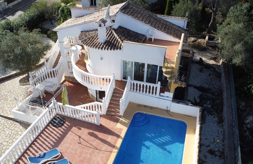 Sagra House | Ferienhaus "casa Elina" with private pool and sea view