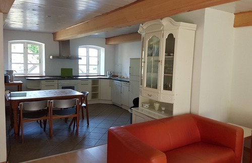 Kegnæshøj Apartment | Ferienhof KRONBORG directly on the water: Bright garden apartment with WLAN