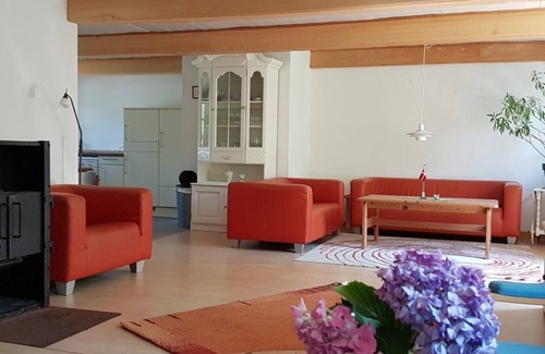 Kegnæshøj Apartment | Ferienhof KRONBORG directly on the water: Bright garden apartment with WLAN