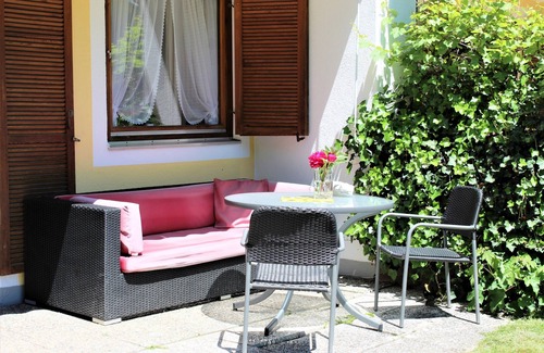 Unterschonau Apartment | Ferienwohnung 1 bis 2 Personen, 42 qm, Wohn- und Schlafraum Kombiniert, Terrasse