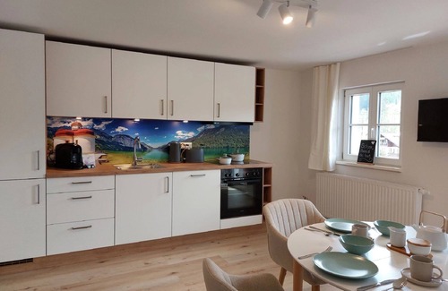 Mitterbach House | Ferienwohnung 4 mit Balkon