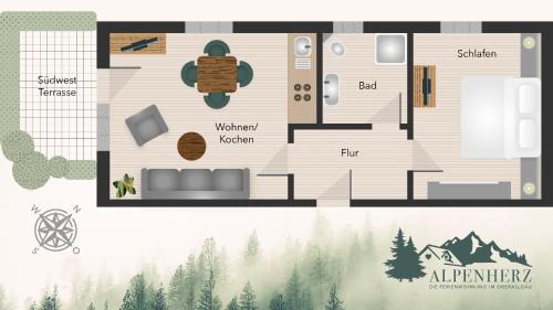 Oberdorf Apartment | Ferienwohnung Alpenherz