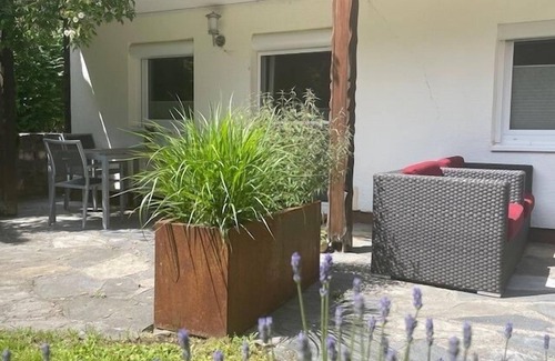 Taching a.See House | Ferienwohnung bis 3 Personen, auf 2 Ebenen, 80 qm, Balkon und Terrasse