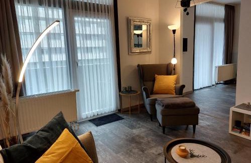 Bad Harzburg Apartment | Ferienwohnung Domicile chic mit Schwimmbad und Saunanutzung