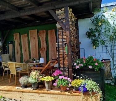 Geyer Apartment | Ferienwohnung Greifenbach, Gartennutzung, Haustiere willkommen