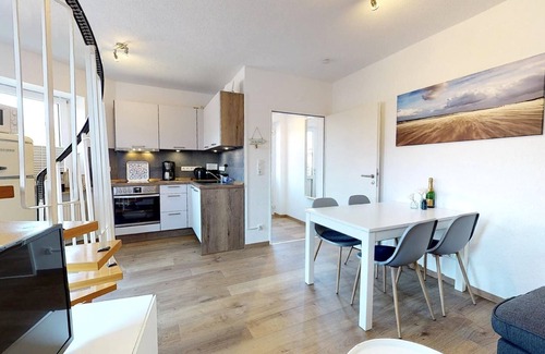 Wangerooge Apartment | Ferienwohnung Gustav - Moderne Maisonette-wohnung mit Terrasse