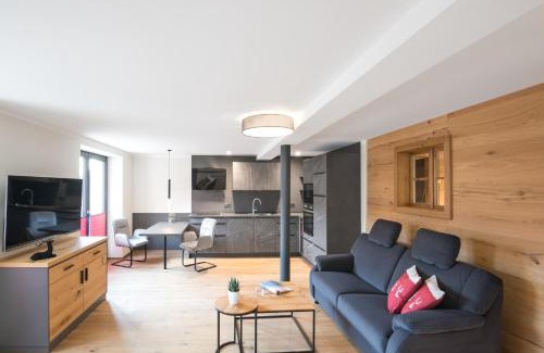 Feilitzsch Apartment | Ferienwohnung im Chaletstil Kornspeicher 70 qm Wellness Fitness Sauna Bergrödelhof