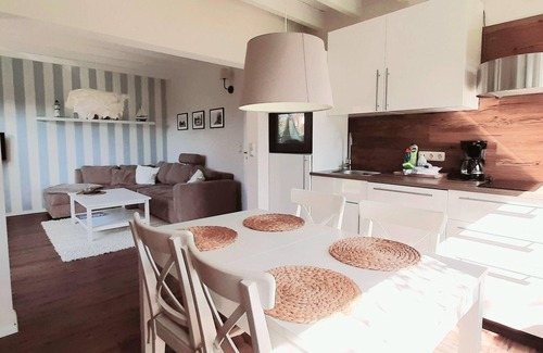 Wiek Apartment | Ferienwohnung Knurrhahn im Haus Wiekend in Wiek