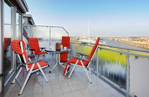 Bensersiel Apartment | Ferienwohnung Queen Victoria - Residenz am Hafen