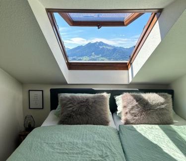 Rettenberg Apartment | FeWo Alpenherz im Allgäu, mit Balkon und Bergblick