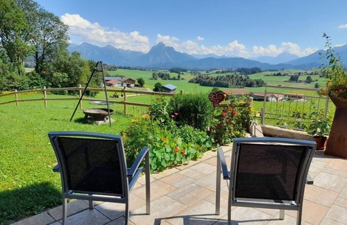 Hopferau Apartment | Fewo Hopfensee F* - Panoramic view Heimen