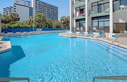 Myrtle Beach Condo | Fifth Floor Oceanfront Snowbird Friendly Condo w/Shared Pool/Hot Tub, WiFi
