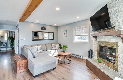 Long Pond House | Fire Pit and Game Room Spacious Poconos Retreat!