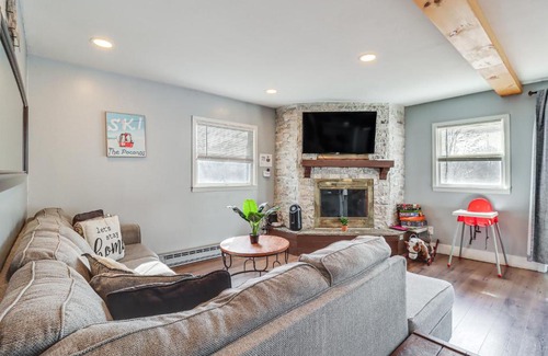 Long Pond House | Fire Pit and Game Room Spacious Poconos Retreat!